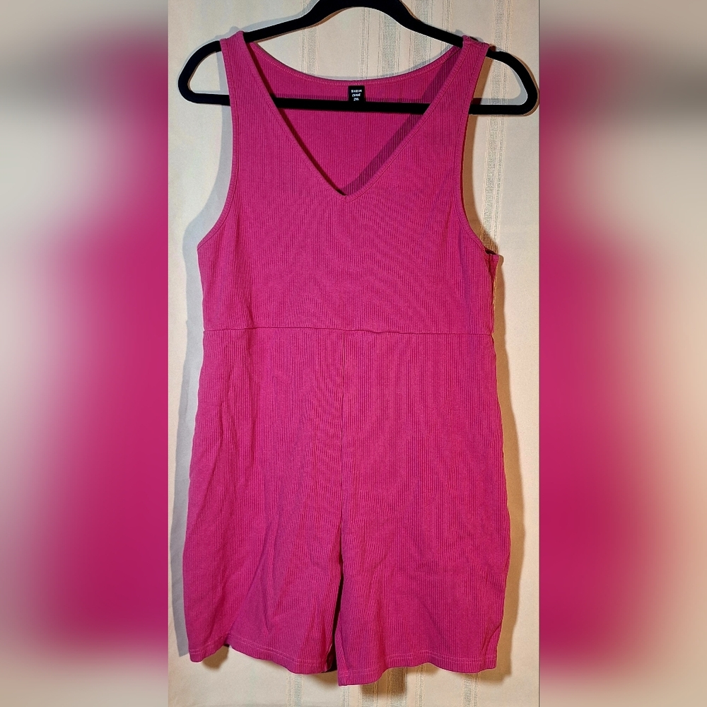 SHEIN Vibrant Pink One Piece